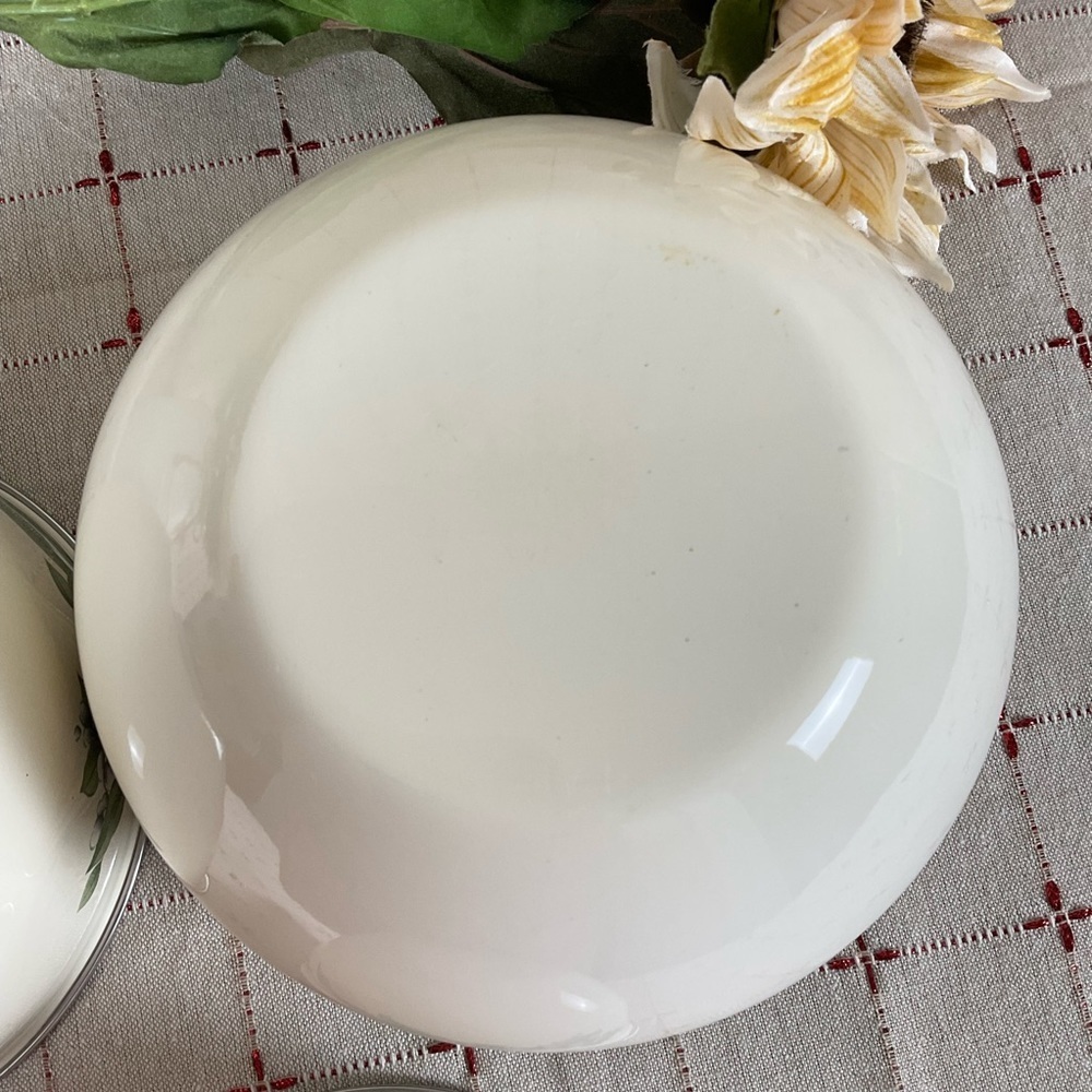 Pfaltzgraff Garden Party Enamel & Metal Mixing Bowls Set of 3 Garden Impressions - Picture 9 of 9